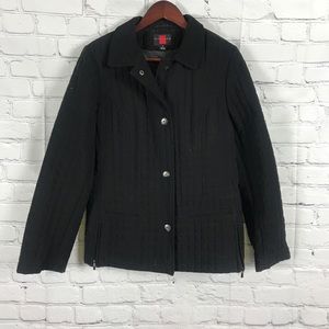 Gallery Black Quilted Coat